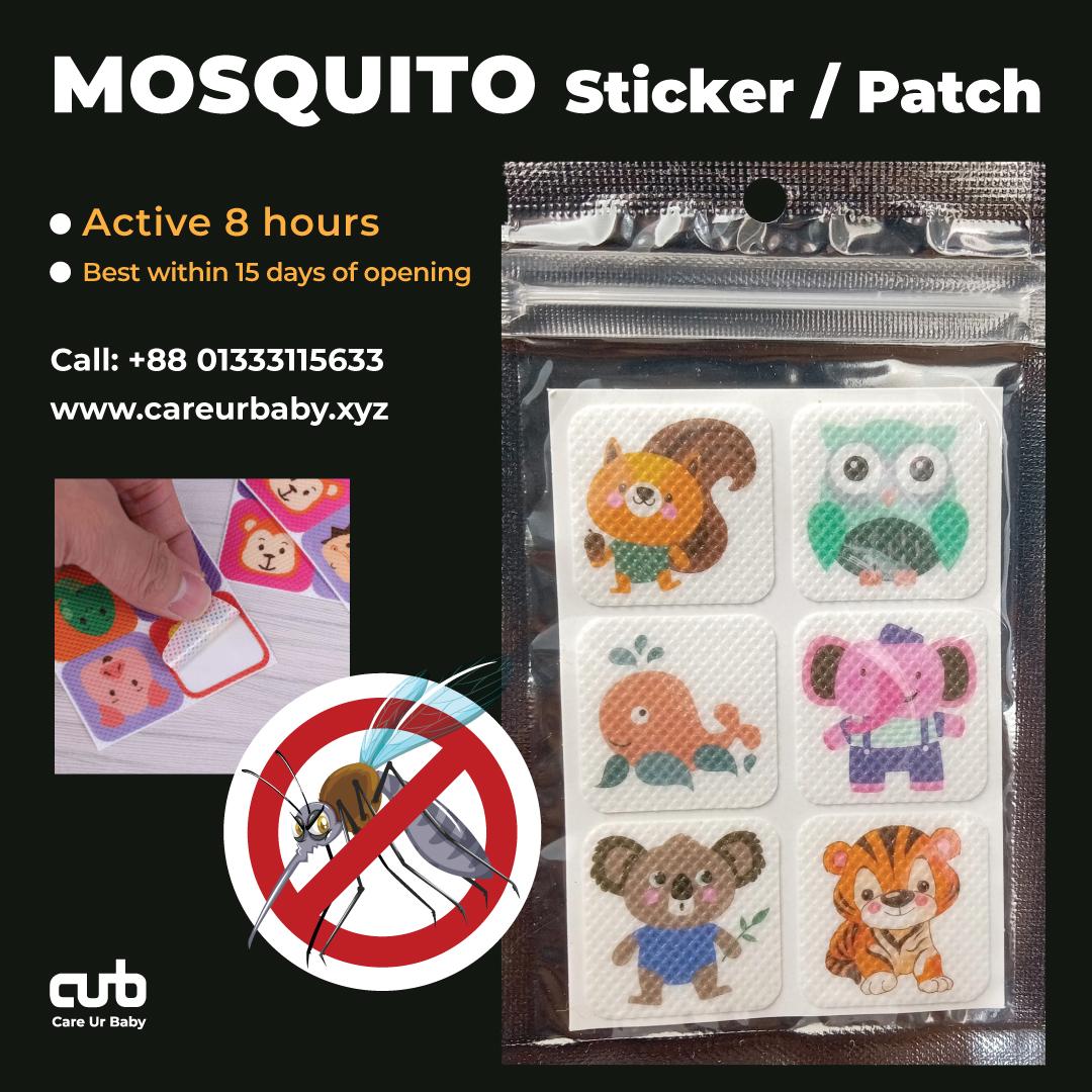 Mosquito Stickers, 6 sheets - 36 pcs of Mosquito Repellent Stickers, Anti Mosquito Patches -Natural -Long Lasting-Waterproof
